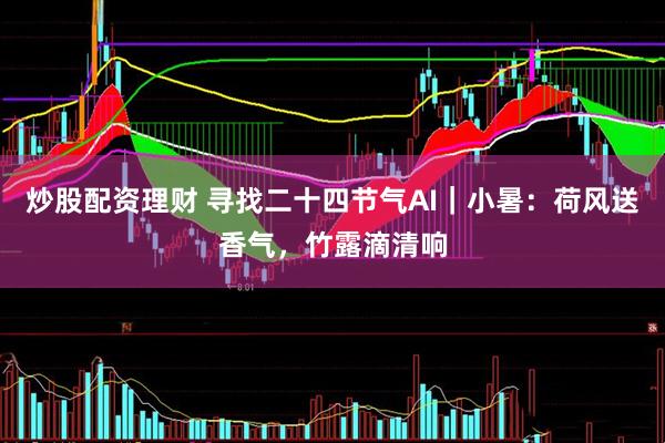 炒股配资理财 寻找二十四节气AI｜小暑：荷风送香气，竹露滴清响